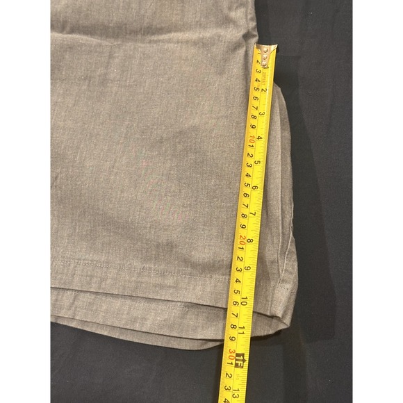 Dockers Mens Supreme Flex Grey Heathered Flat Front Shorts Size 54 Water Less - Picture 3 of 14